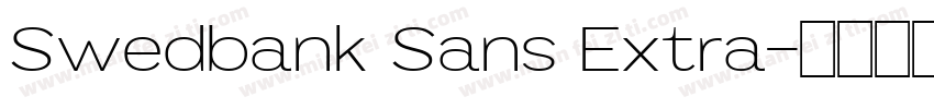 Swedbank Sans Extra字体转换